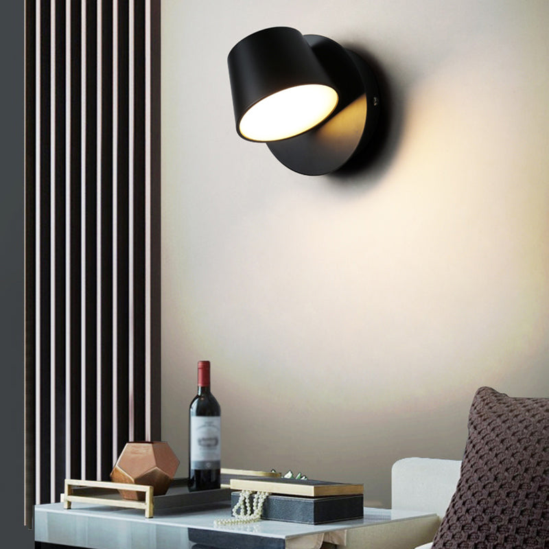 Lámpara de pared de lectura moderna Diconce de pared para el hogar con sombra de metal para dormitorio