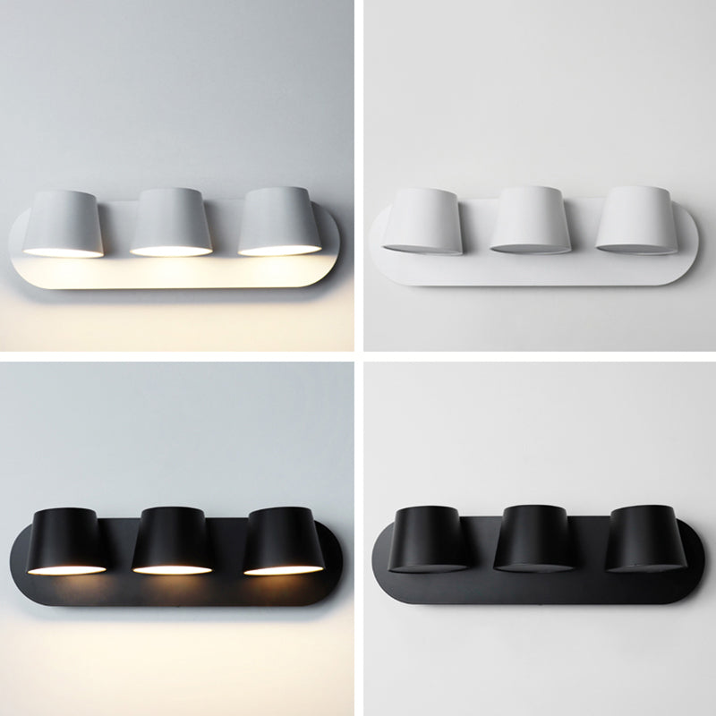 Lámpara de pared de lectura moderna Diconce de pared para el hogar con sombra de metal para dormitorio