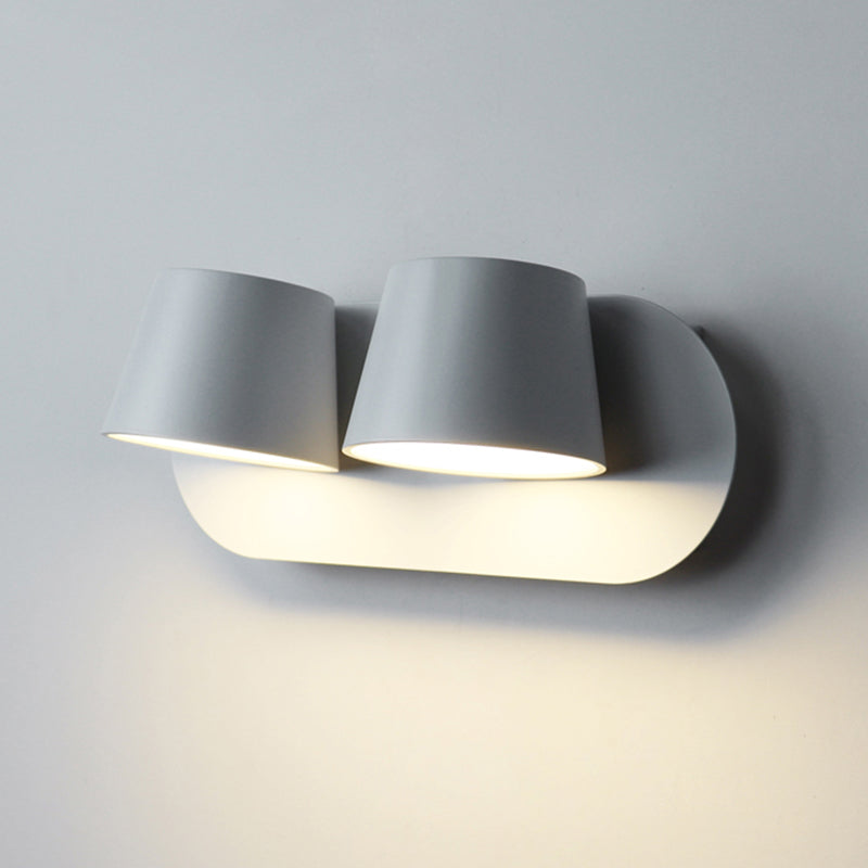 Lámpara de pared de lectura moderna Diconce de pared para el hogar con sombra de metal para dormitorio