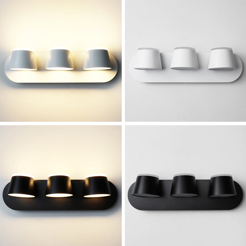 Lámpara de pared de lectura moderna Diconce de pared para el hogar con sombra de metal para dormitorio