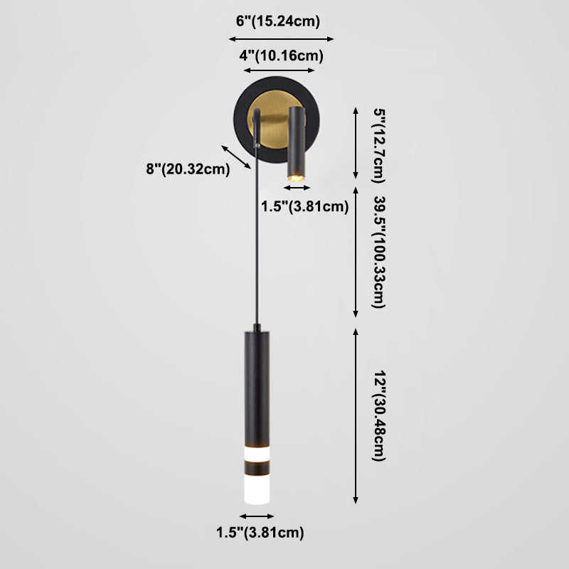 Simple Reading Wall Light Modern Style Wall Sconce Light Fixture for Hotel Bedroom