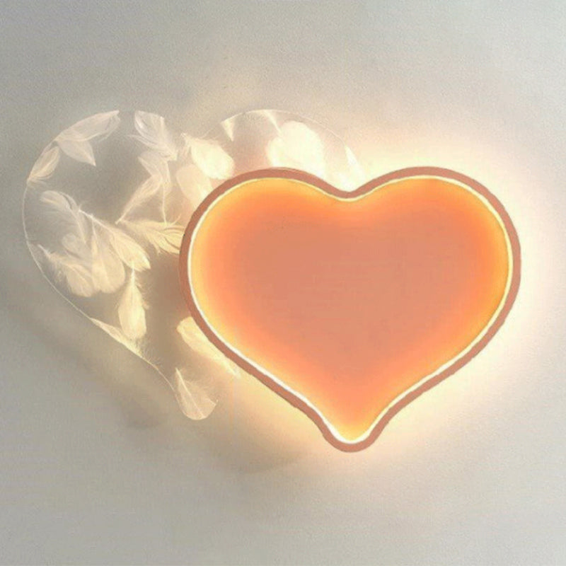 LED Ceiling Lighting Modern Flush Mount Ceiling Light Fixtures with Feather Pattern