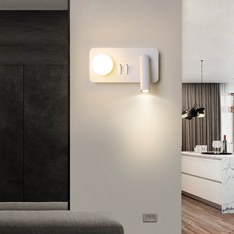 Wandleuchte Leuchte zeitgenössische weiße Wandleuchte für Schlafzimmer Lesen Licht