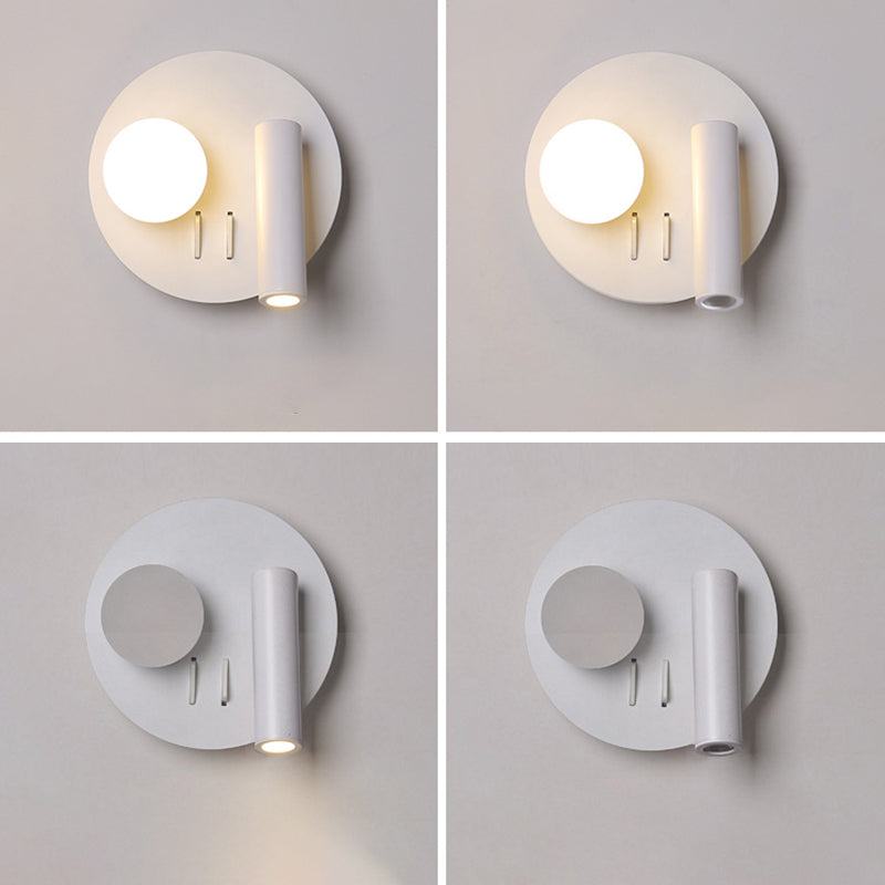 Wandleuchte Leuchte zeitgenössische weiße Wandleuchte für Schlafzimmer Lesen Licht