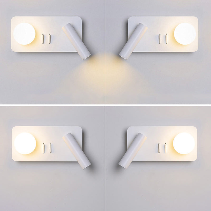 Wandleuchte Leuchte zeitgenössische weiße Wandleuchte für Schlafzimmer Lesen Licht