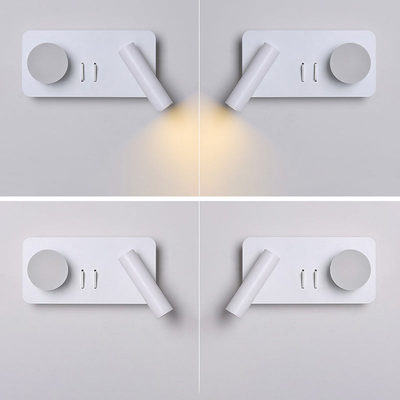 Wandleuchte Leuchte zeitgenössische weiße Wandleuchte für Schlafzimmer Lesen Licht