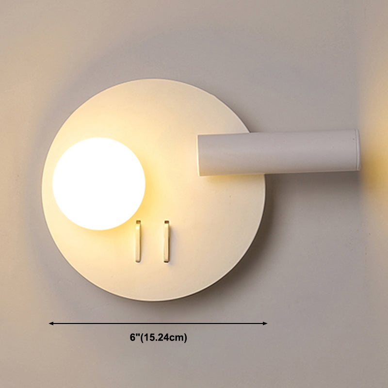 Wandleuchte Leuchte zeitgenössische weiße Wandleuchte für Schlafzimmer Lesen Licht