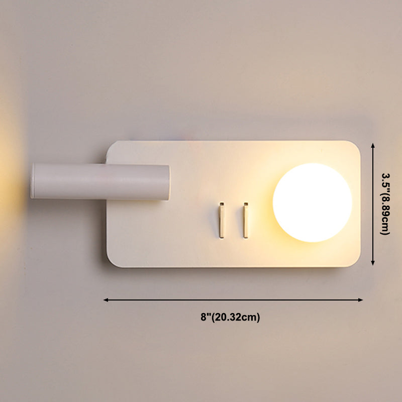 Wandleuchte Leuchte zeitgenössische weiße Wandleuchte für Schlafzimmer Lesen Licht