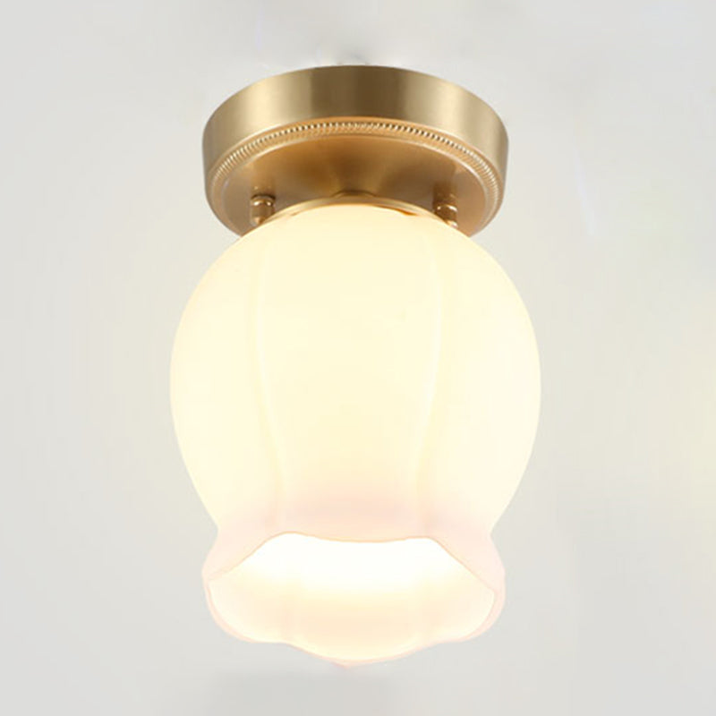 Minimalisme Inbouwlamp Glazen kap Plafondlamparmatuur voor gang