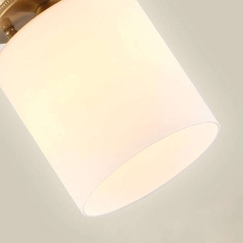 Minimalisme Inbouwlamp Glazen kap Plafondlamparmatuur voor gang