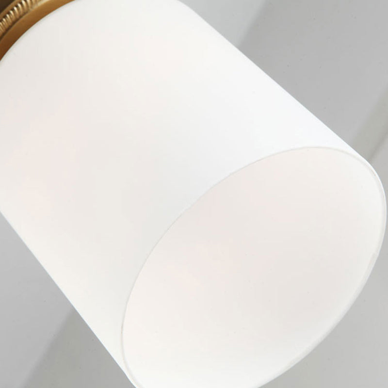 Lámpara de techo con pantalla de cristal y luz de montaje empotrado minimalista para pasillo