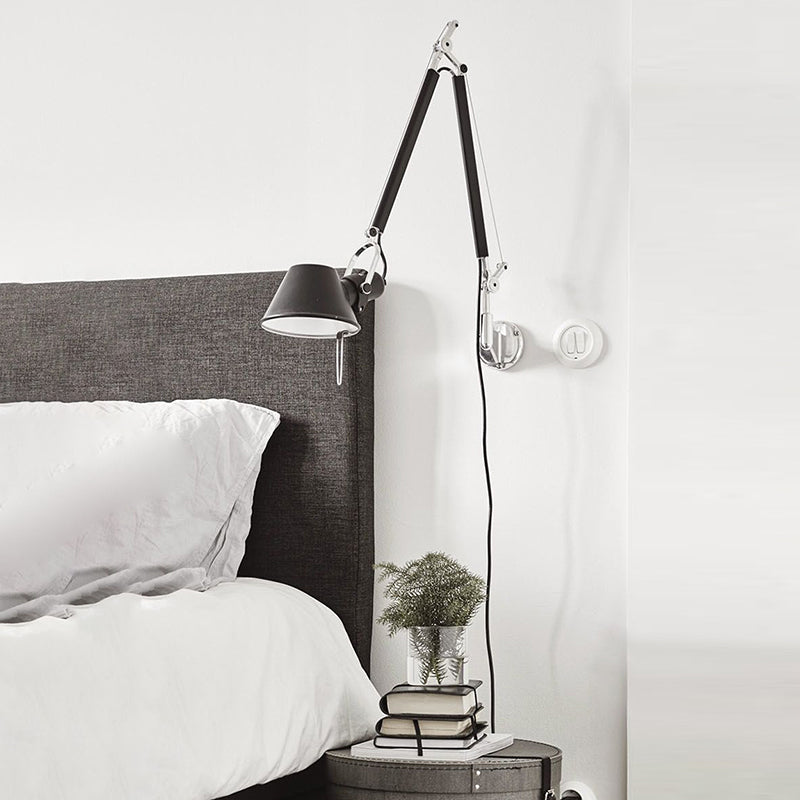 Metall moderne verstellbare Wandleuchte eine blubwand montierte Leuchte für Wohnzimmer