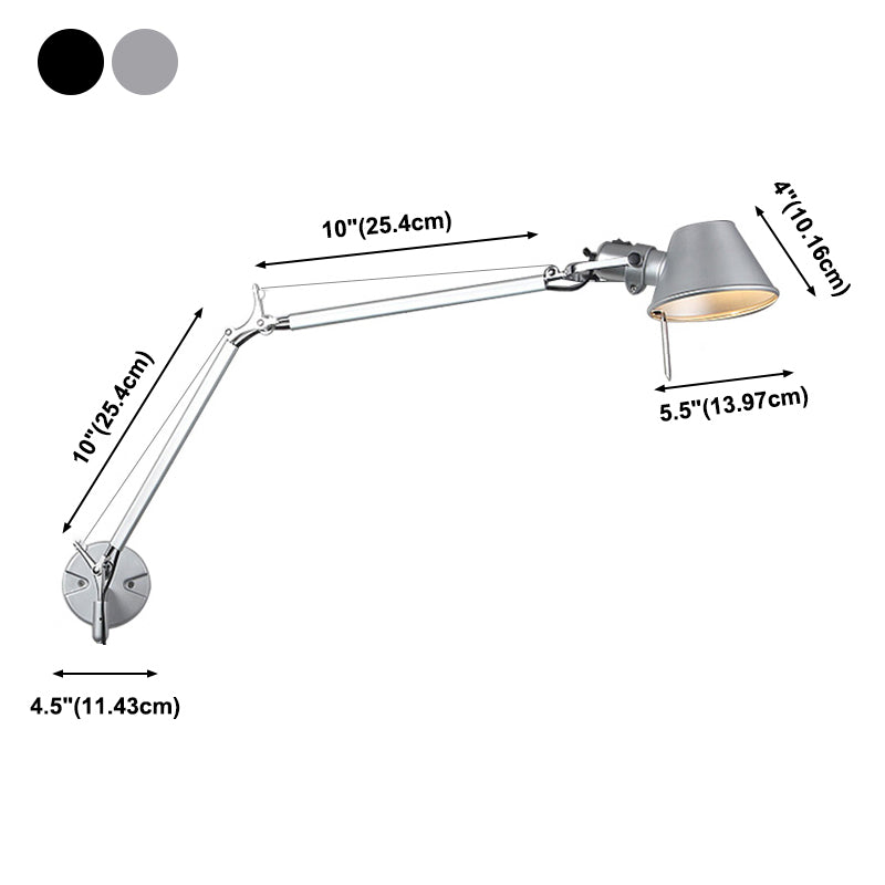 Metall moderne verstellbare Wandleuchte eine blubwand montierte Leuchte für Wohnzimmer