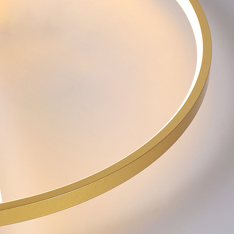 Semplicità di illuminazione a incasso in oro Plafoniere da incasso a soffitto per soggiorno