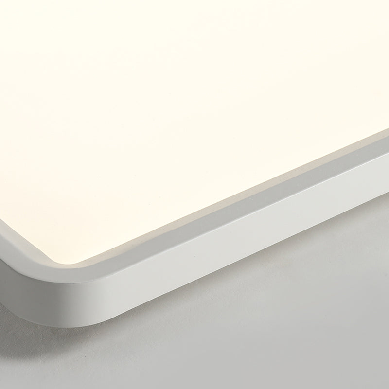 Square Flush Lighting Simplicity Aluminum Flush Mount Ceiling Light Fixtures