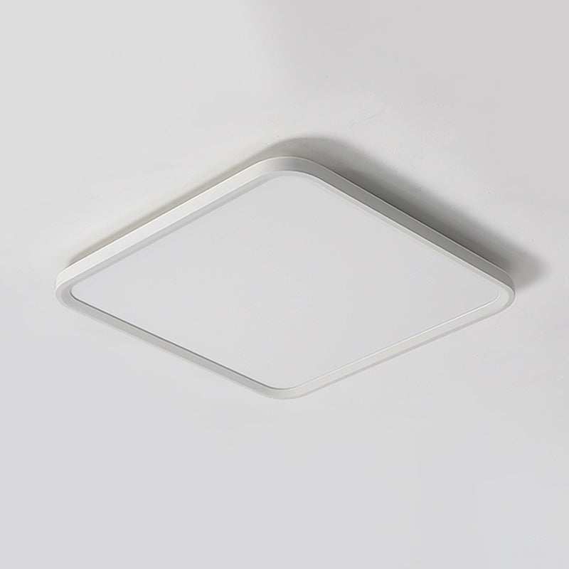 Lámparas de techo de montaje empotrado de aluminio Simplicity con iluminación empotrada cuadrada