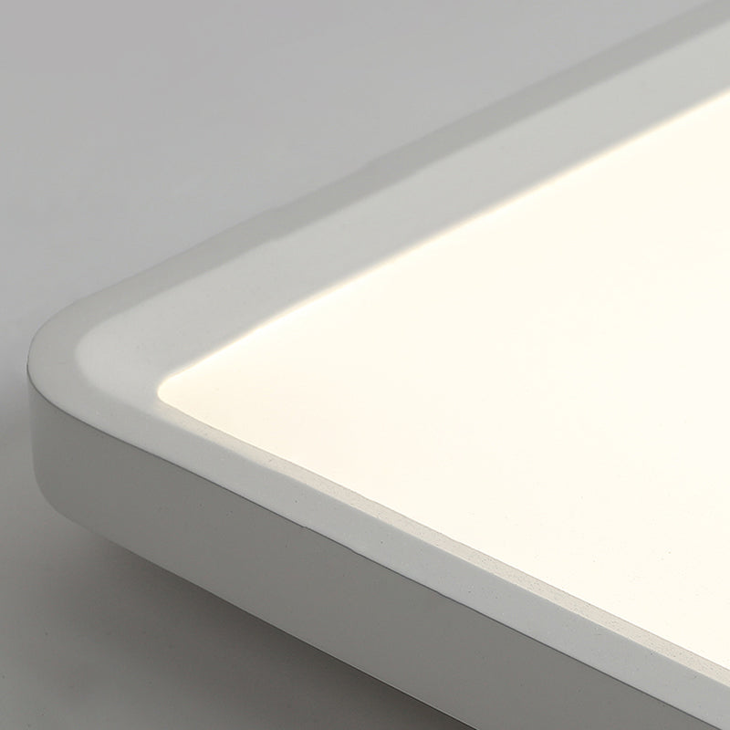 Square Flush Lighting Simplicity Aluminum Flush Mount Ceiling Light Fixtures