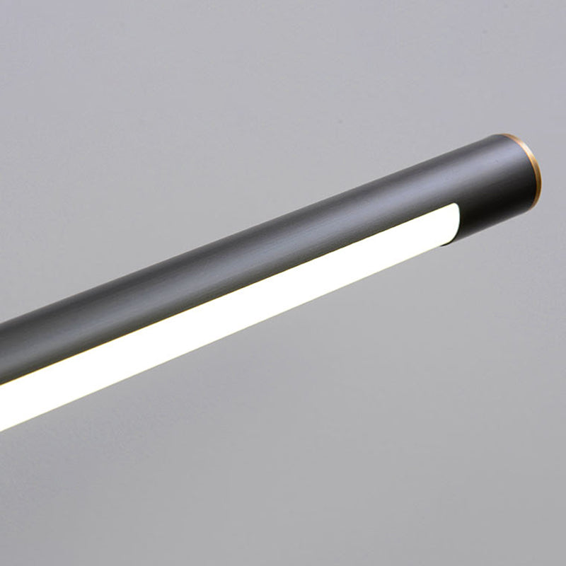 Messing Straight Mirror Light Modern Style Single Light Wall Lampe für Schlafzimmer