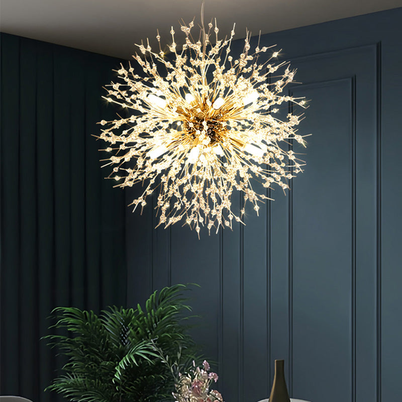 Dandelie Opgehangen verlichtingsarmatuur Moderne hangende hanglampen met meerdere hoofdlichten