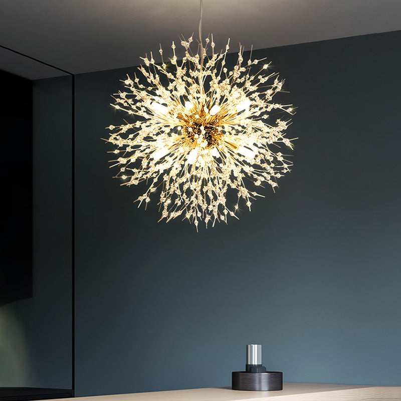 Dandelie Opgehangen verlichtingsarmatuur Moderne hangende hanglampen met meerdere hoofdlichten