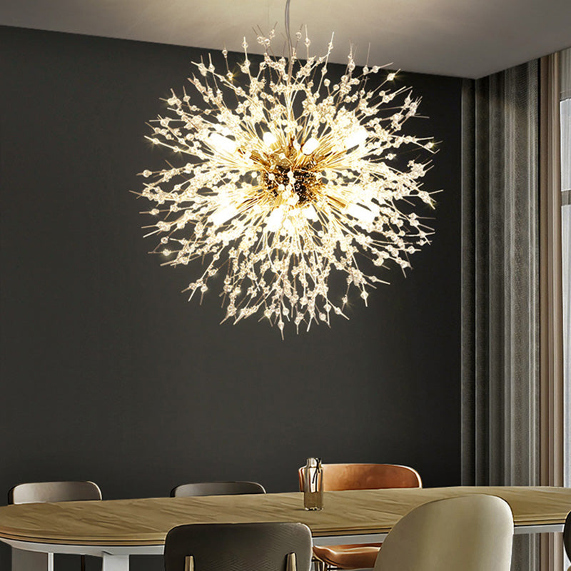 Dandelie Opgehangen verlichtingsarmatuur Moderne hangende hanglampen met meerdere hoofdlichten