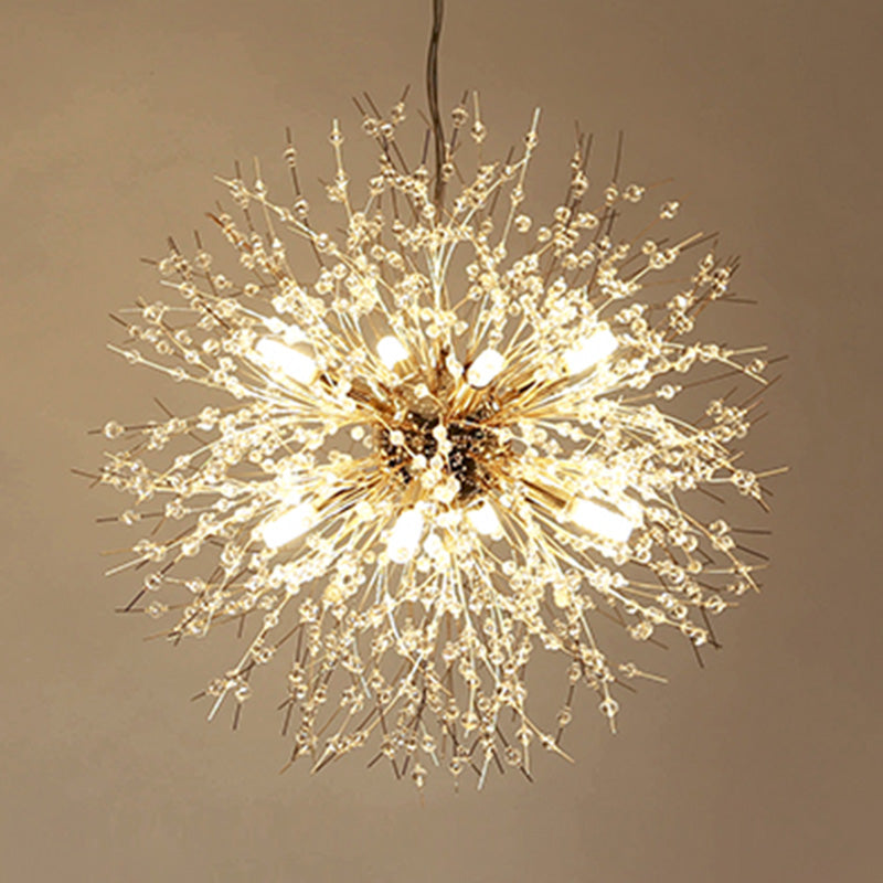 Dandelie Opgehangen verlichtingsarmatuur Moderne hangende hanglampen met meerdere hoofdlichten