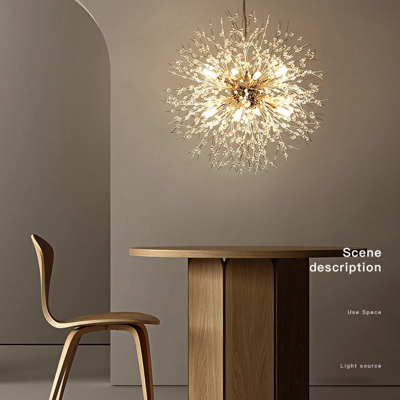 Dandelie Opgehangen verlichtingsarmatuur Moderne hangende hanglampen met meerdere hoofdlichten