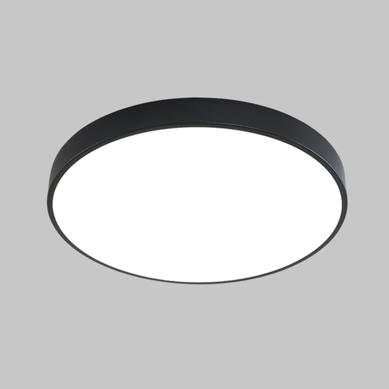 Lámpara de techo minimalista de montaje empotrado, luz de techo LED para sala de estar, habitación de niños