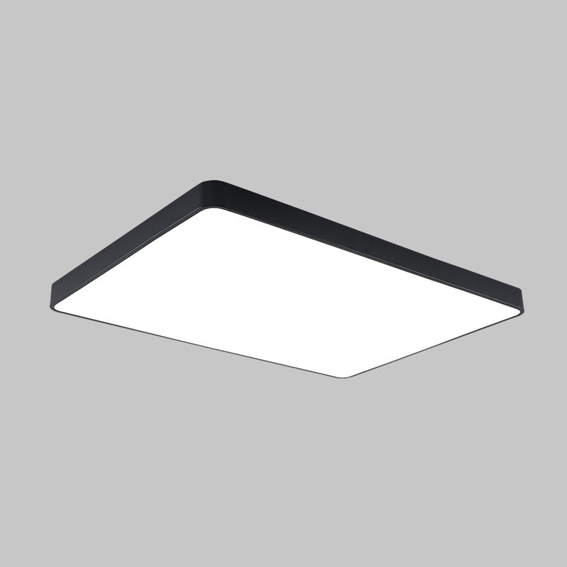 Lámpara de techo minimalista de montaje empotrado, luz de techo LED para sala de estar, habitación de niños