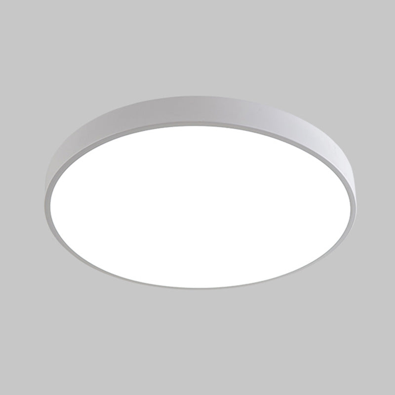 Lámpara de techo minimalista de montaje empotrado, luz de techo LED para sala de estar, habitación de niños