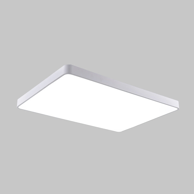 Lámpara de techo minimalista de montaje empotrado, luz de techo LED para sala de estar, habitación de niños