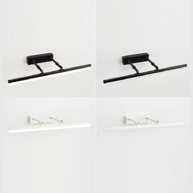 Metal Strip Extendable Wall Lamp Modern Colorful LED Mirror Light for Bathroom