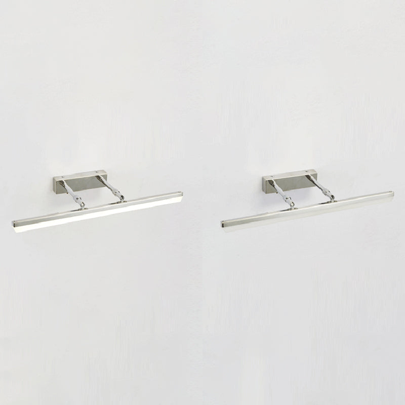 Metal Strip Extendable Wall Lamp Modern Colorful LED Mirror Light for Bathroom