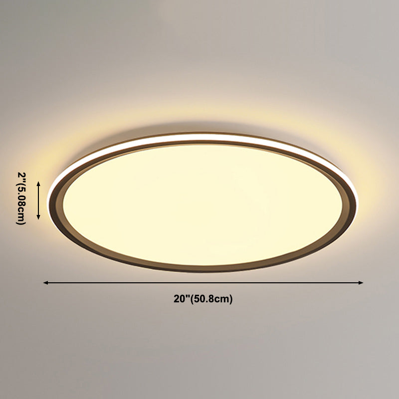 Aluminum Flush Mount Ceiling Light Fixtures LED Flush Lighting for Living Room