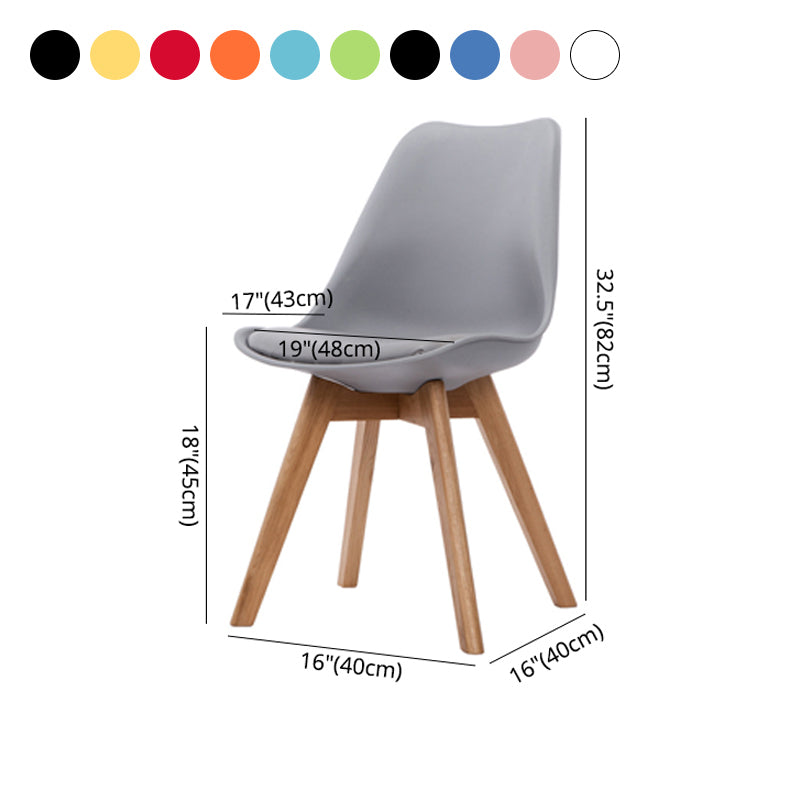 Chaises de salle à manger en cuir finale mate en cuir (ensemble de 2)