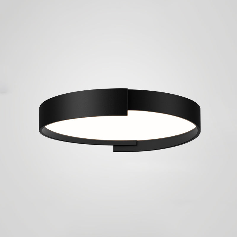 Gelakte ijzeren LED-plafondarmatuur in moderne, creatieve stijl acryl ronde inbouwmontage voor slaapkamer