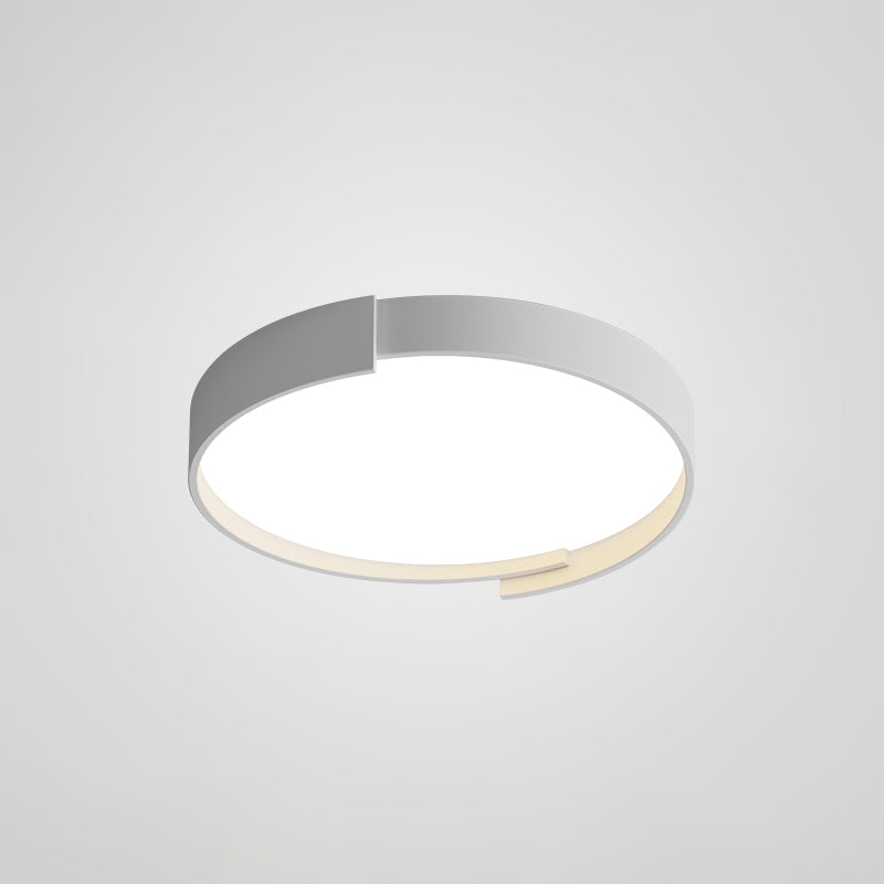 Gelakte ijzeren LED-plafondarmatuur in moderne, creatieve stijl acryl ronde inbouwmontage voor slaapkamer