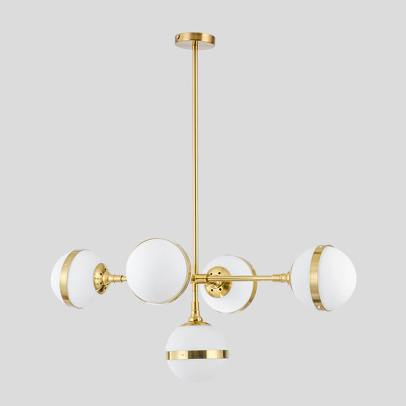 Stile moderno a forma sferica luci isola