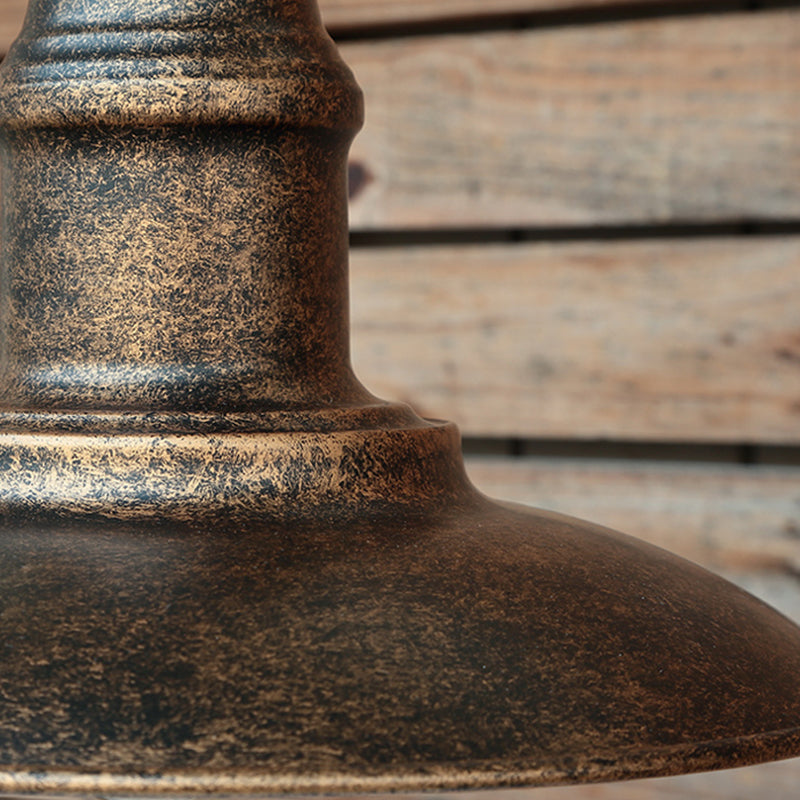 Lumo da parete in metallo sfumatura a parete industriale a parete singola lampada montata