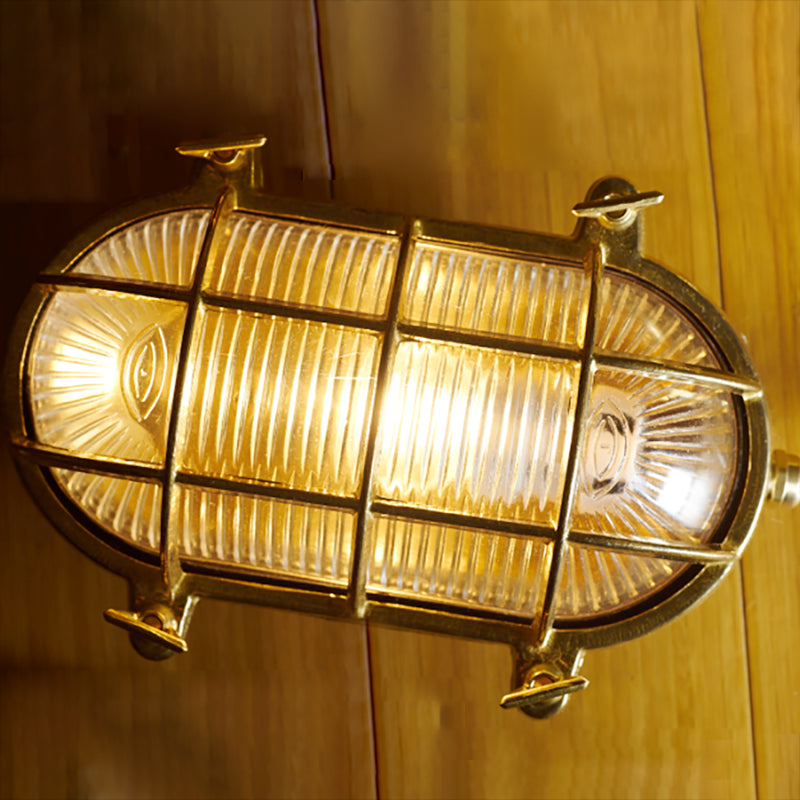 Glass Geometric Shade Wall Lighting Industrial Style 1 Light Wall Mounted Light Fixture