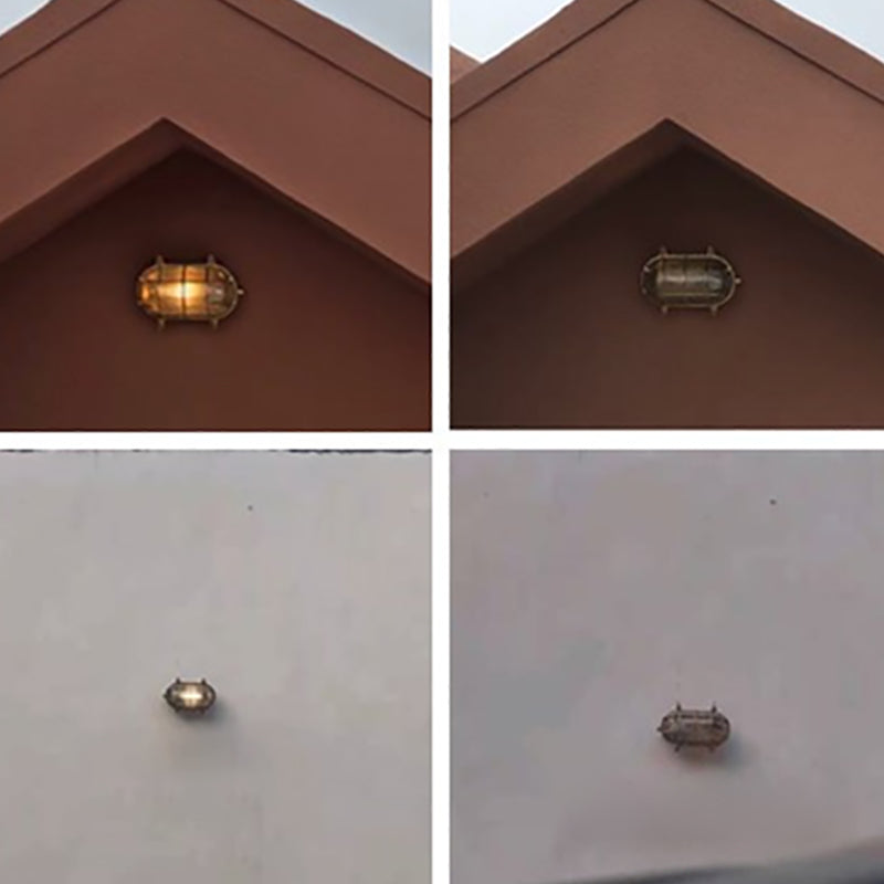 Glass Geometric Shade Wall Lighting Industrial Style 1 Light Wall Mounted Light Fixture