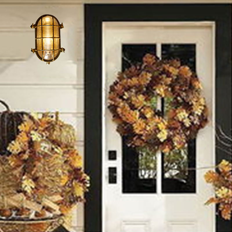 Glass Geometric Shade Wall Lighting Industrial Style 1 Light Wall Mounted Light Fixture