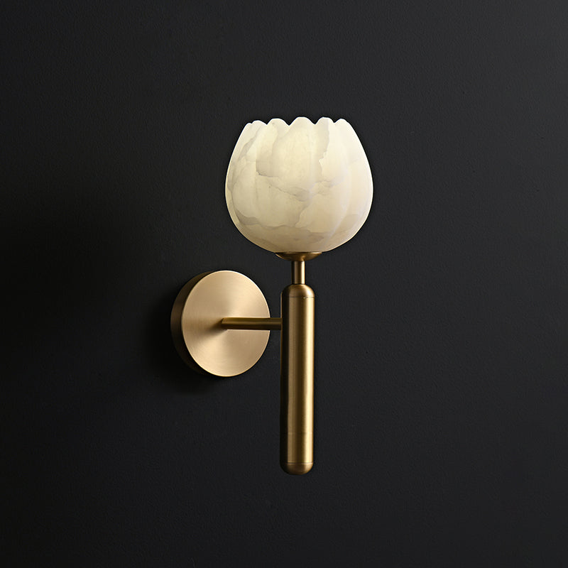 Metallblütenwand montierte Lampen zeitgenössische 1 leichte Leuchtenleuchten
