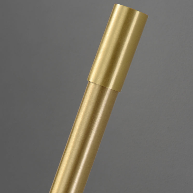 Metall lineare LED -Wandmontaglampe moderner Stil 1 leichte Leuchten in Gold