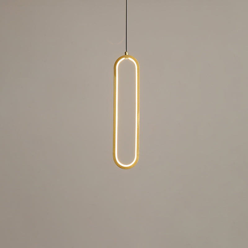 Lampada a led a led moderna a led Iron Iron Light Linea Linea con tonalità silicone