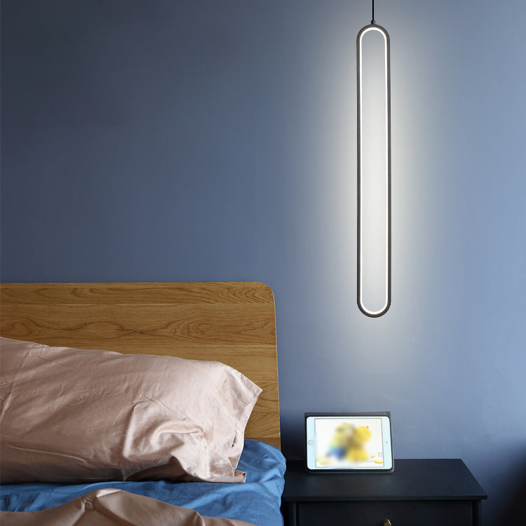 Lampada a led a led moderna a led Iron Iron Light Linea Linea con tonalità silicone