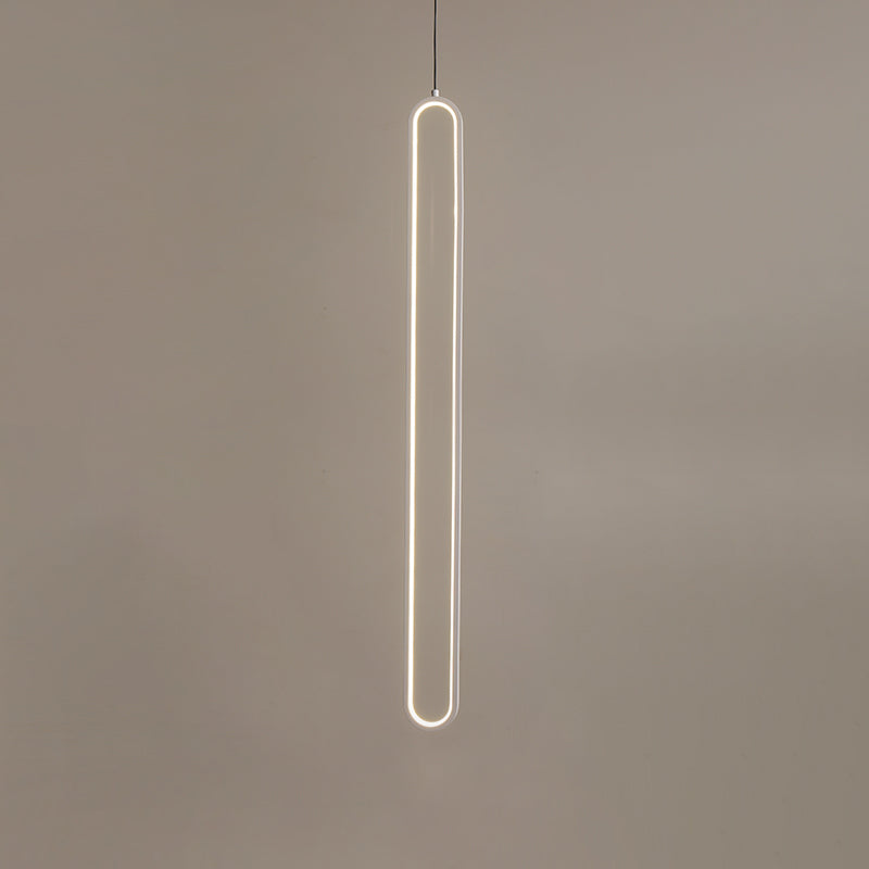 Lampada a led a led moderna a led Iron Iron Light Linea Linea con tonalità silicone