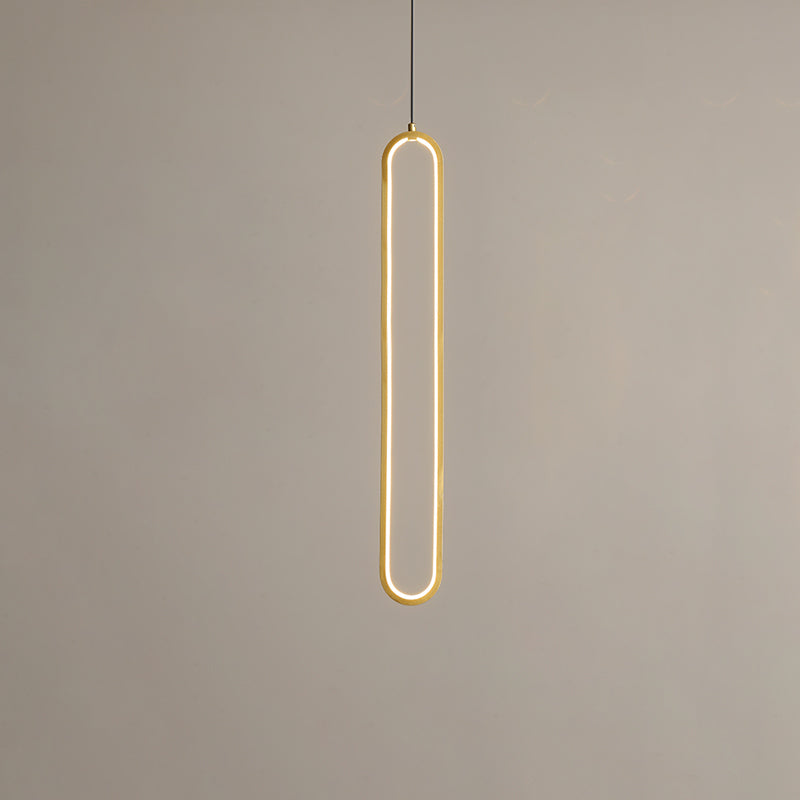 Lampada a led a led moderna a led Iron Iron Light Linea Linea con tonalità silicone