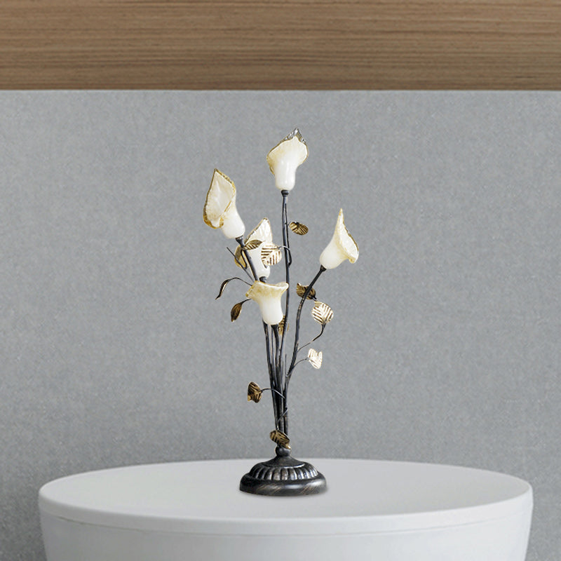 5 têtes d'éclairage de nuit de fleur