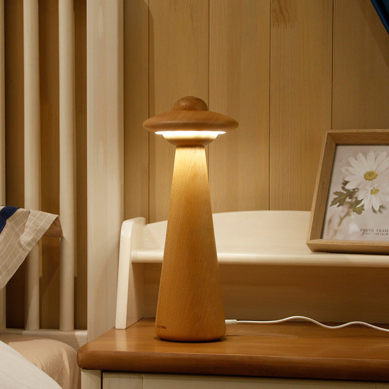 Table de champignons moderniste LED LED LED PETTE DE BURANT EN BEIGE pour le salon